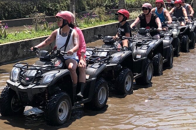 Bali ATV Quad Bike Through Tunnel, Waterfall, White Water Rafting - Combination Tour Highlights