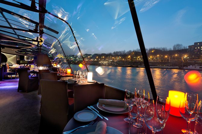 Bateaux Parisiens Seine River Gourmet Dinner & Sightseeing Cruise - Cruise Duration and Route