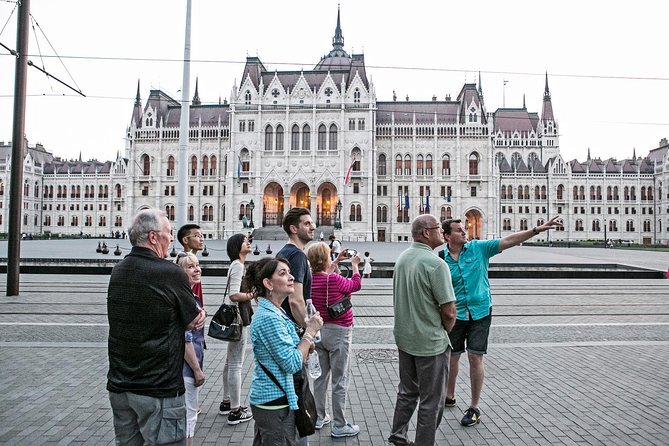 Budapest Night Walking Tour With Danube River Cruise - Tour Duration and Capacity