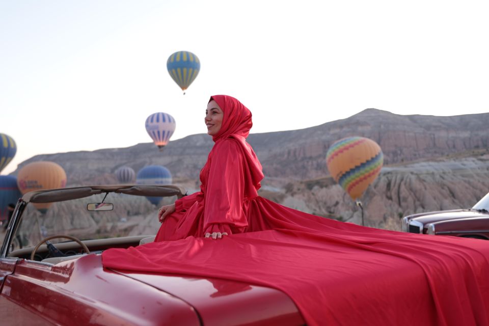 Cappadocia Photo Shoot With Classic Car and Flying Dress - Tips for Your Photo Shoot