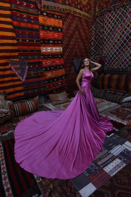 Cappadocia: Photo Shooting With Flying Dress & Carpet House - Booking and Cancellation Policy
