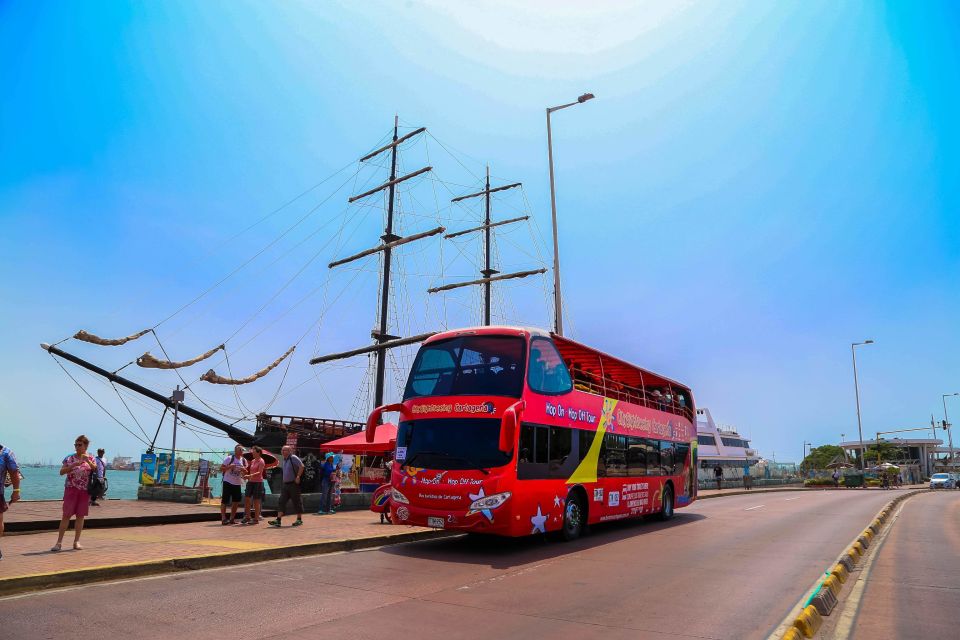 Cartagena: City Sightseeing Hop-On Hop-Off Bus Tour & Extras - Main Attractions on the Route