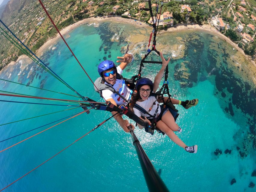 Cefalu: Tandem Paragliding Flight and GoPro12 Video - Video and Photo Capture