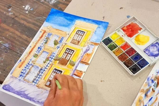 Create Watercolour With Hugo Do Lago in Porto - Small Group Intimate Setting