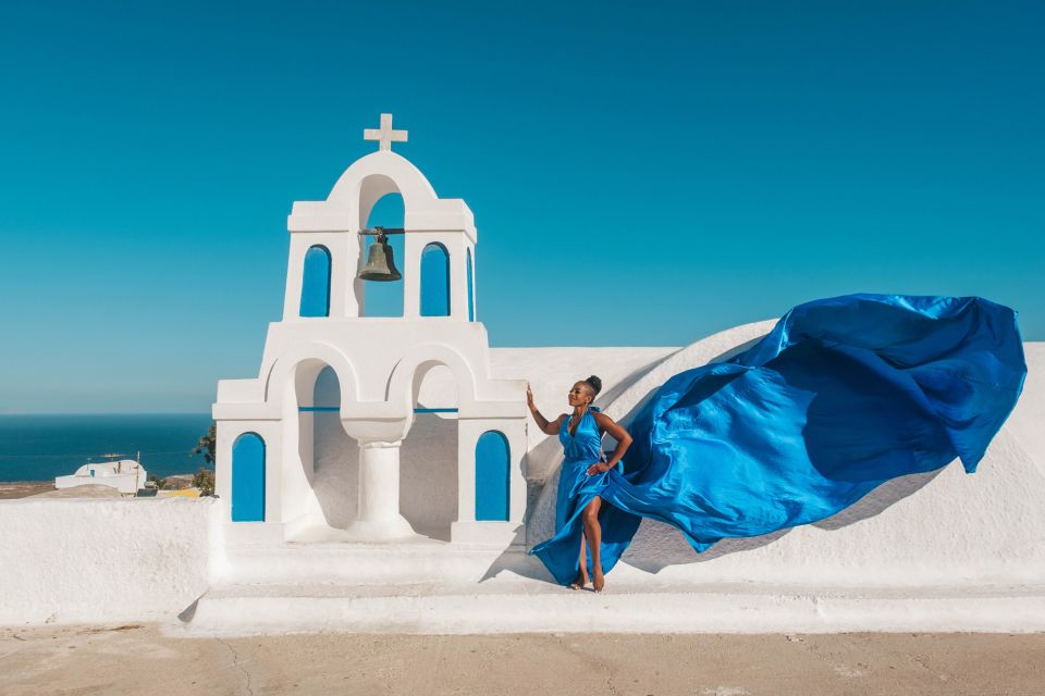 Flying Dress Santorini Photoshoot - Tips for a Great Photoshoot