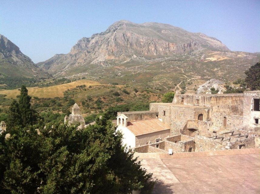 From Rethymno: Imbros Fragkokastello Plakias Moni Preveli - Booking and Cancellation Policy