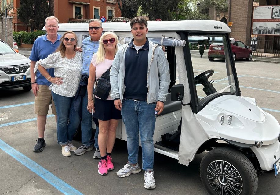 Golf Cart VIP Tour of Rome (3hrs) With Driver & Tour Guide - Customizable Itinerary