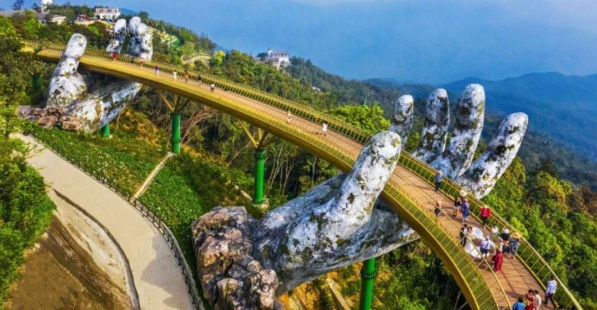 Hoi an Transfer To/From Hue via Golden Bridge -Bana Hills - Attractions Along the Way