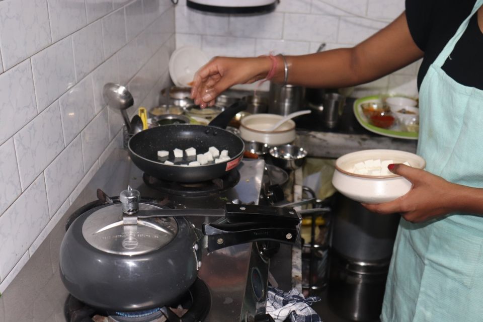 Indian Cooking Class Meals+Sweets 5 Dishes Full Meals - Booking Information