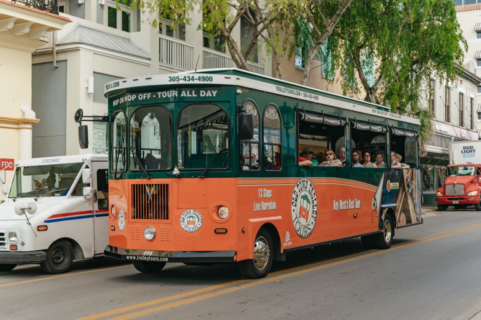 Key West: Old Town Trolley 12-Stop Hop-On Hop-Off Tour - Parking and Transportation Options