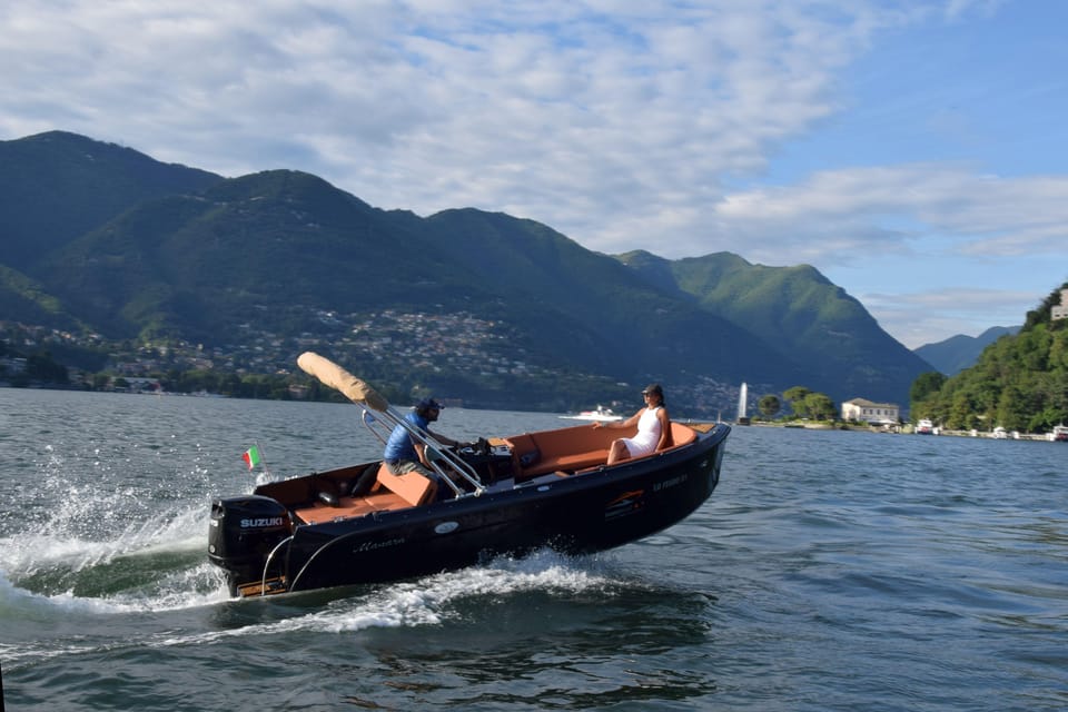 Lake Como: Boat Ride With an Elegant Black Boat - Frequently Asked Questions