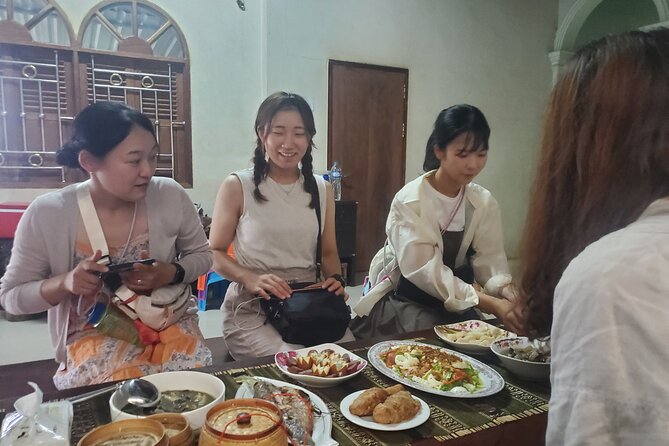 Luang Prabang Evening Food Tour by Tuk-Tuk - Variety of Laotian Dishes and Drinks