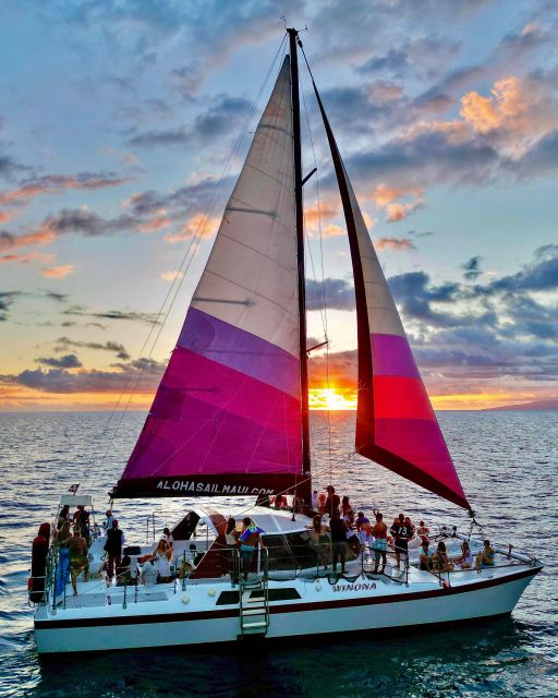 Maalaea Harbor: Sunset Sail on a Charming Hawaiin Catamaran - Refreshment and Music Options