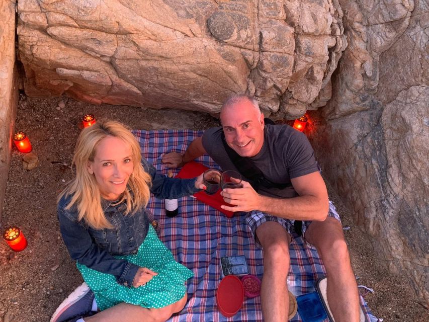 Mykonos Romantic Bike Tour With Private Picnic at the Beach - Cycling Through Mykonos