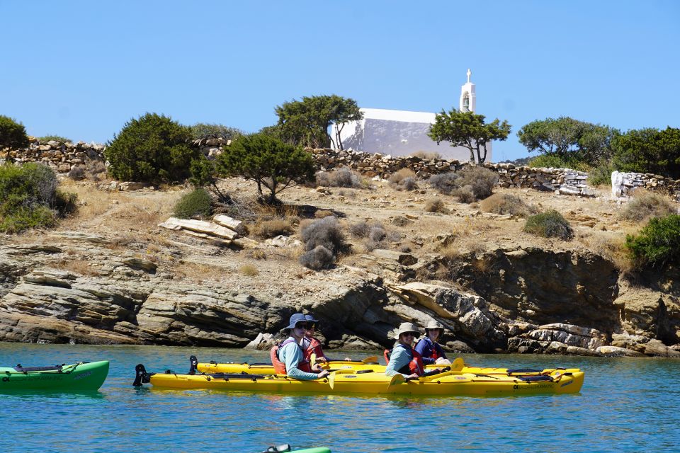 Naxos: Rina Cave Sea Kayak Tour With Snorkeling and Picnic - Free Cancellation and Pay Later