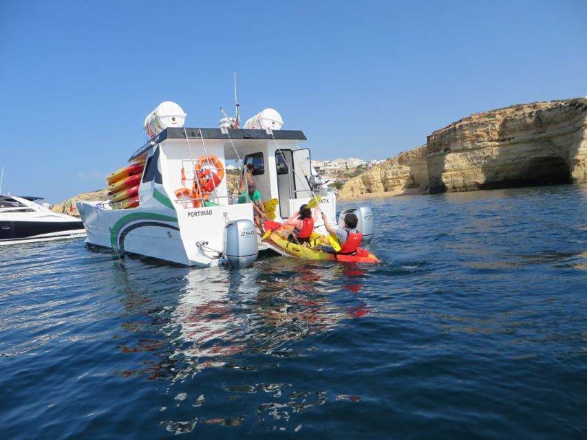 Portimão: Private Benagil Caves Catamaran and Kayak Tour - Included in the Tour