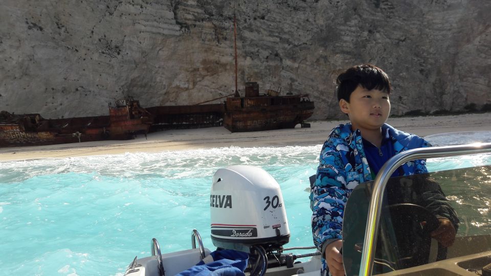 Porto Vromi: Navagio Beach & Blue Caves Private Boat Tour - Safety and Conditions