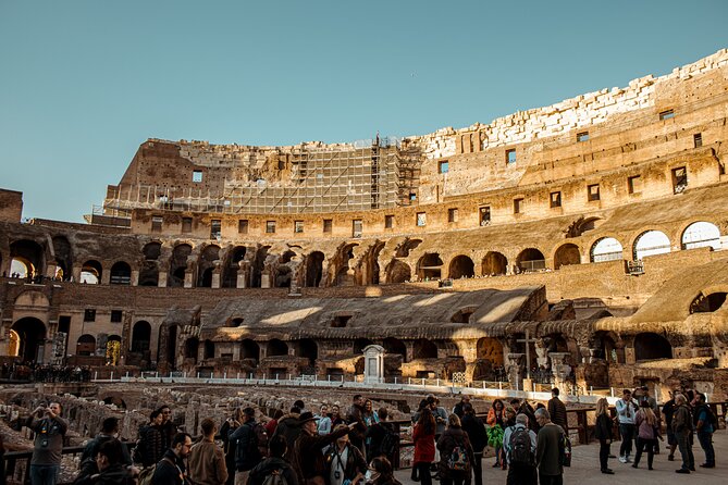 Rome: 1 Hour Colosseum Express Tour With Arena - Tour Size and Accessibility