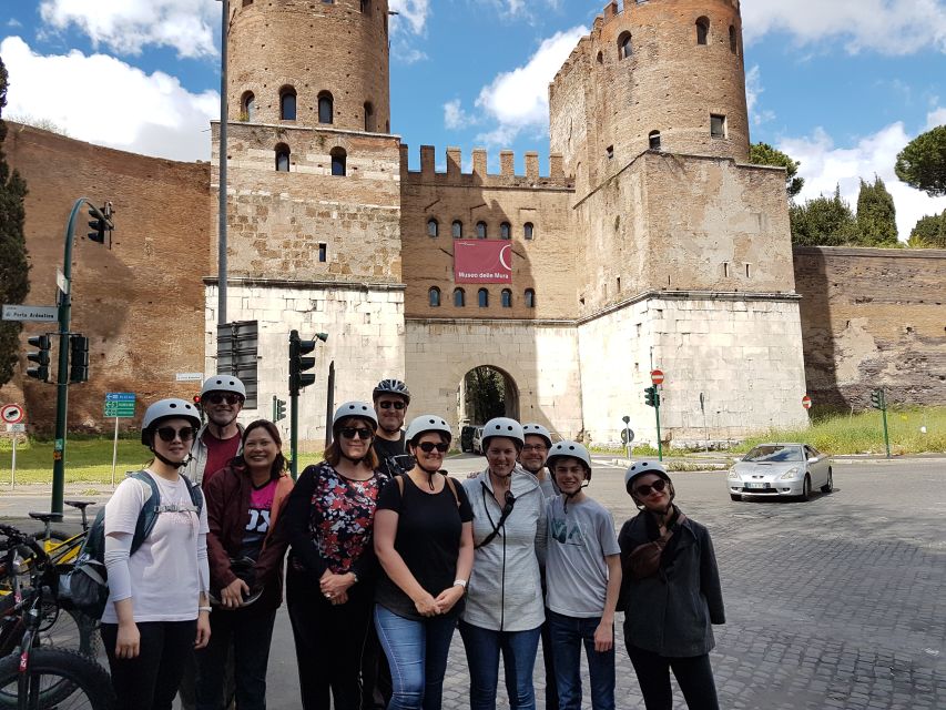 Rome: Appian Way Ebike Tour Aqueducts, Catacombs & Lunch Box - Visiting the Roman Aqueducts