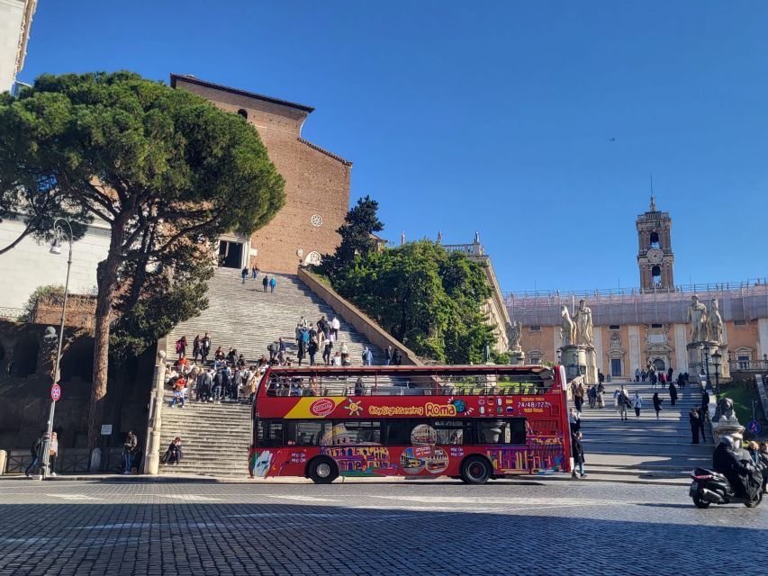 Rome: City Highlights Open-Top Bus Night Tour - Language Options Available