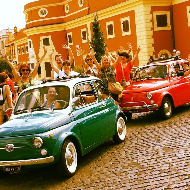 Rome Driving Tour By Vintage Fiat 500 - Meeting Point and Accessibility