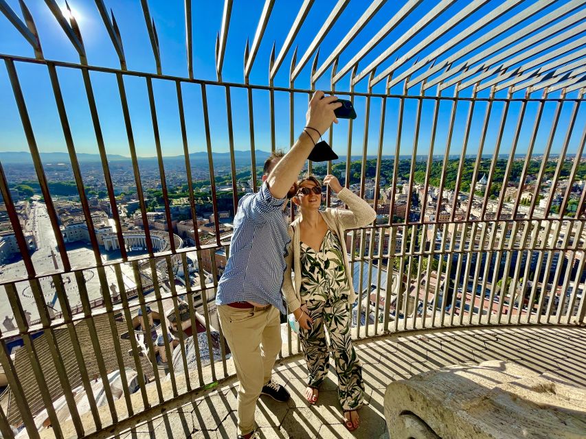 Rome: St. Peters Basilica, Crypts and Dome Private Tour - Climbing the Basilica Dome