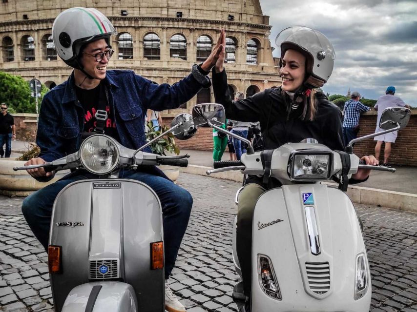 Rome Vespa Half-Day Tour With Private Driver - Hotel Pickup and Drop-off