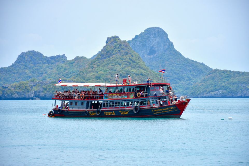 Samui: Angthong Marine Park Boat Tour W/ Transfer and Meals - Snorkeling, Swimming, and Relaxing