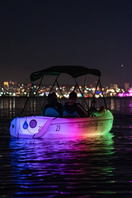 San Diego: Night Date Glow Pedal Boat With Downtown Views - Cancellation Policy