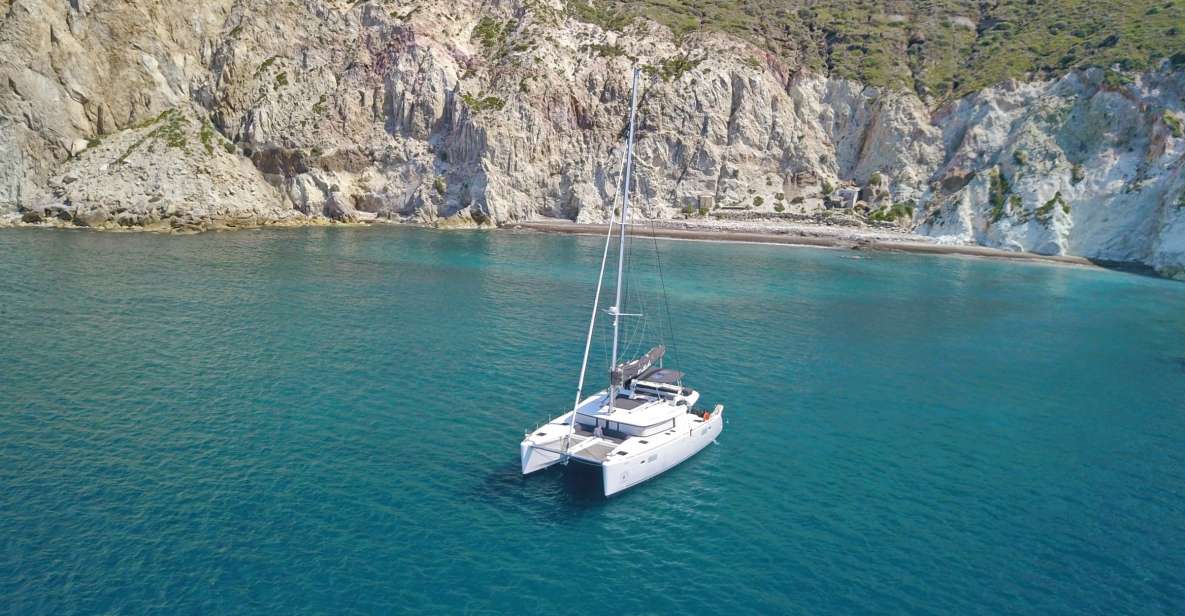 Santorini: Caldera Catamaran Cruise With Meal & Drinks - Tips for Enjoying Your Cruise