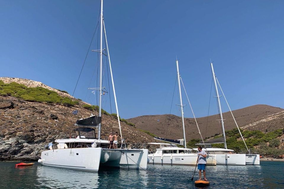 Santorini: Morning or Sunset Cruise With Gourmet Meal - Comparison: Morning Vs. Sunset