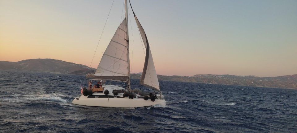 Santorini:Catamaran: Private Cruise With Food & Drinks - Booking Information and Policies