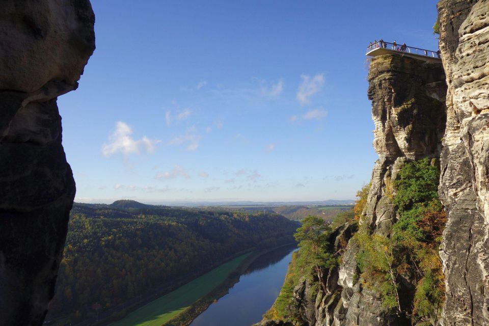 Scenic Bastei Bridge With Boat Tour & Lunch From Dresden - Pickup and Drop-off