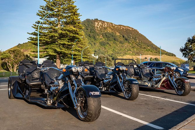 TAURANGA SHORE Excursion: Epic 25 Min V8 Trike Tour of Mt Maunganui & TAURANGA - Pricing and Group Options