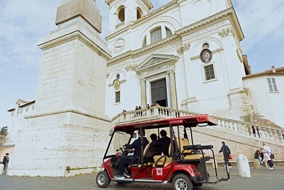 Tour of Rome in Golf Cart: Square and Fountains of Rome - Customizable Itinerary