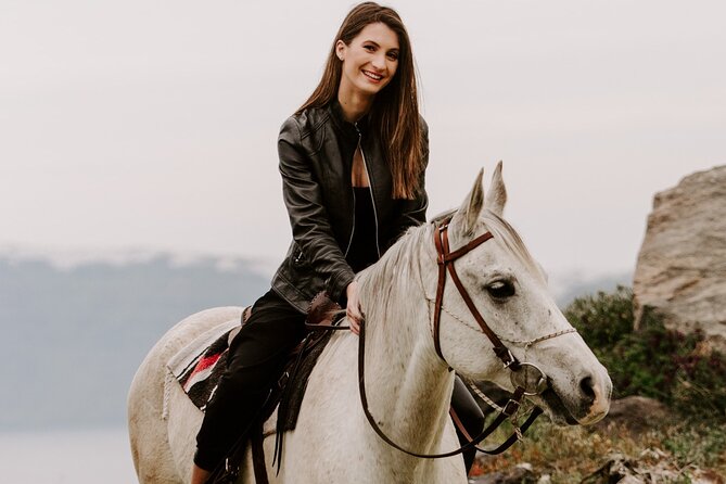 Traditional Greek Village and Caldera Cliff Horse Riding Tour - Capture Breathtaking Views