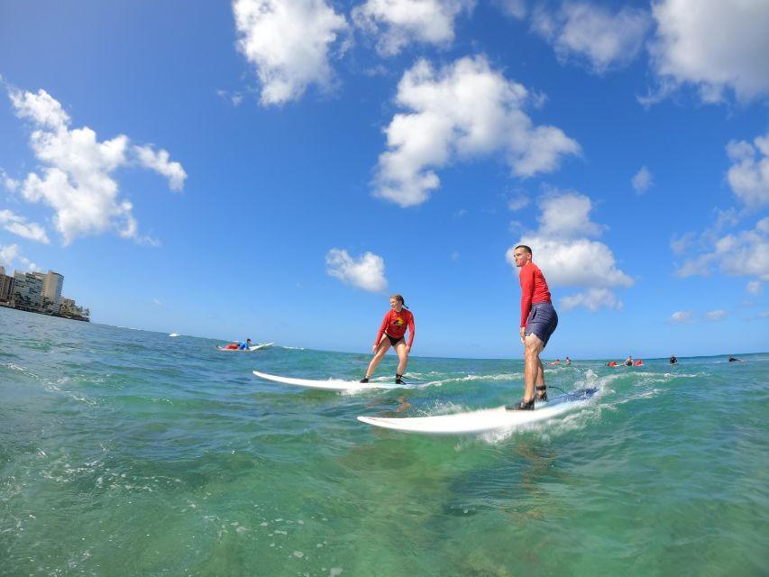 Two Students to One Instructor Surfing Lesson in Waikiki - Surfing Safety Presentation and Guidance