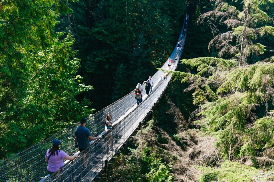 Vancouver: Seaplane Flight & Capilano Suspension Bridge Park - Shuttle and Parking Included