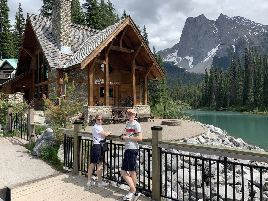 Vancouver to Banff and Jasper 5 Day Private Tour - Admiring Emerald Lake and Natural Bridges