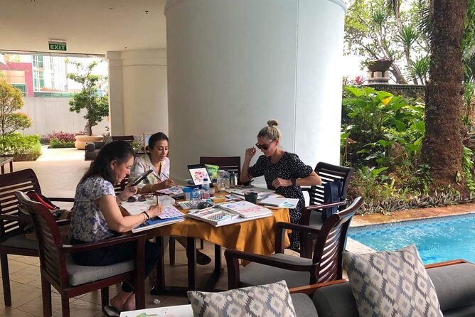 Watercolor Therapy Sip&Paint - Couples /Office Retreat Workshop - Booking Information