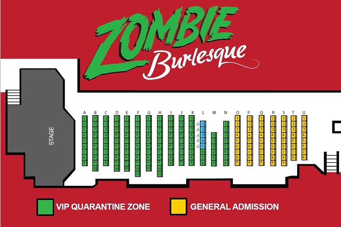 Zombie Burlesque at Planet Hollywood Resort and Casino - Accessibility and Additional Services