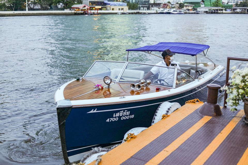 Bangkok: Private Luxury Speedboat Chaophraya River Cruise - Luxury Cruising in Bangkok