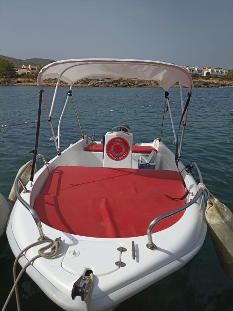 Discover the Ibiza Beaches on a Boat Without License 8H - Boat Operation