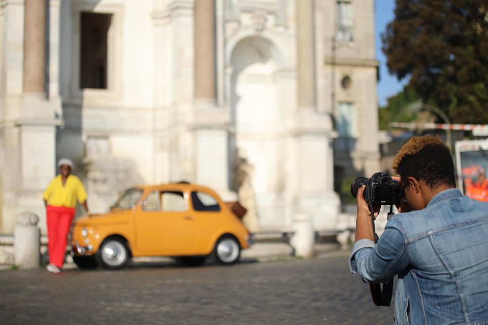 Fiat Cinquecento Vintage City Photo Tour - Booking and Additional Information