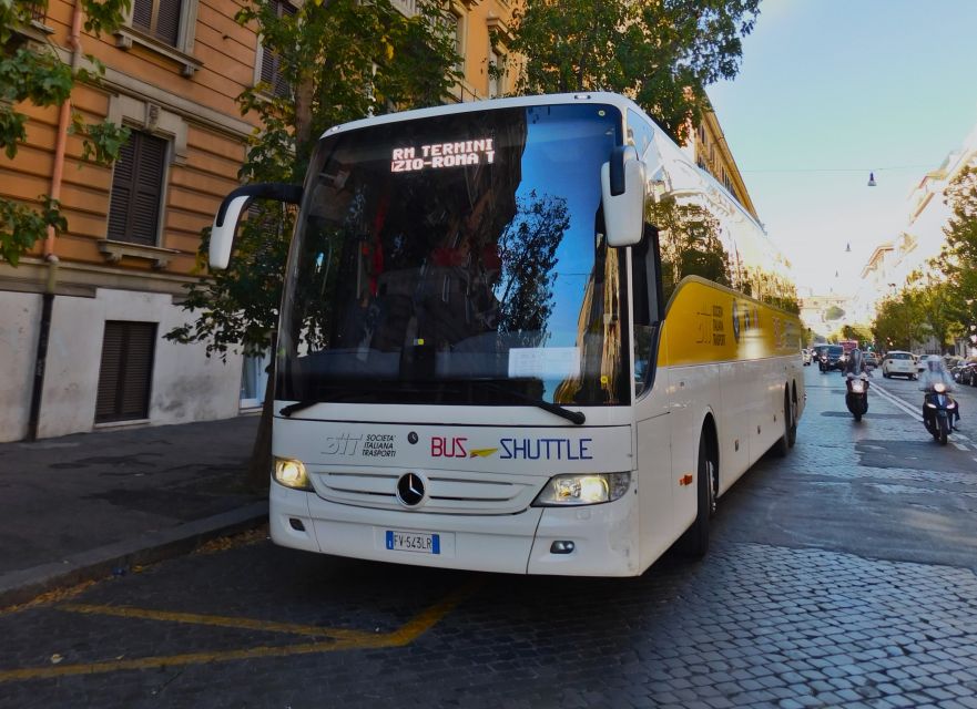 Fiumicino Airport: Shuttle Bus To/From Vatican City - Contact Information and Support