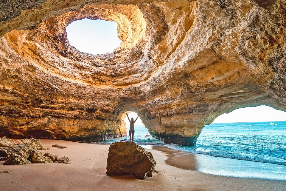 From Portimão: Benagil Sea Caves Boat Tour at Sunrise - Booking Information