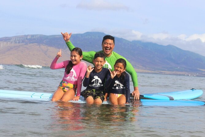 Group Surf Lesson at Kalama Beach in Kihei - Photography Options