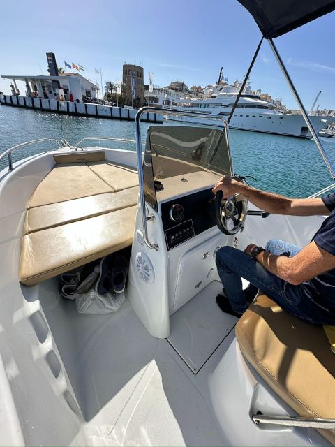 Marbella: Boat Rental Drive Yourself With Dolphin Sighting - Boat Rental Policies and Procedures