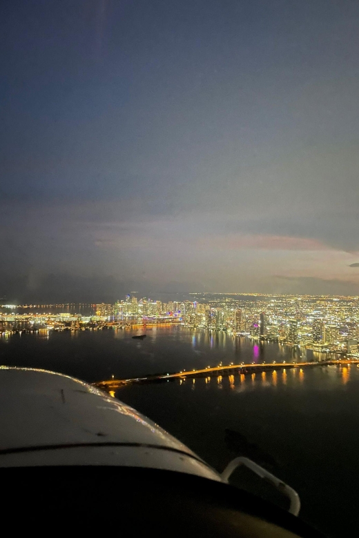 Miami Beach: Night Lights Private Air Tour - Free Champagne - Weight and Age Restrictions