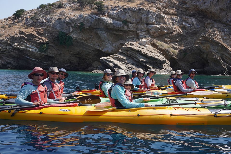Naxos: Rina Cave Sea Kayak Tour With Snorkeling and Picnic - Meeting Point and Duration